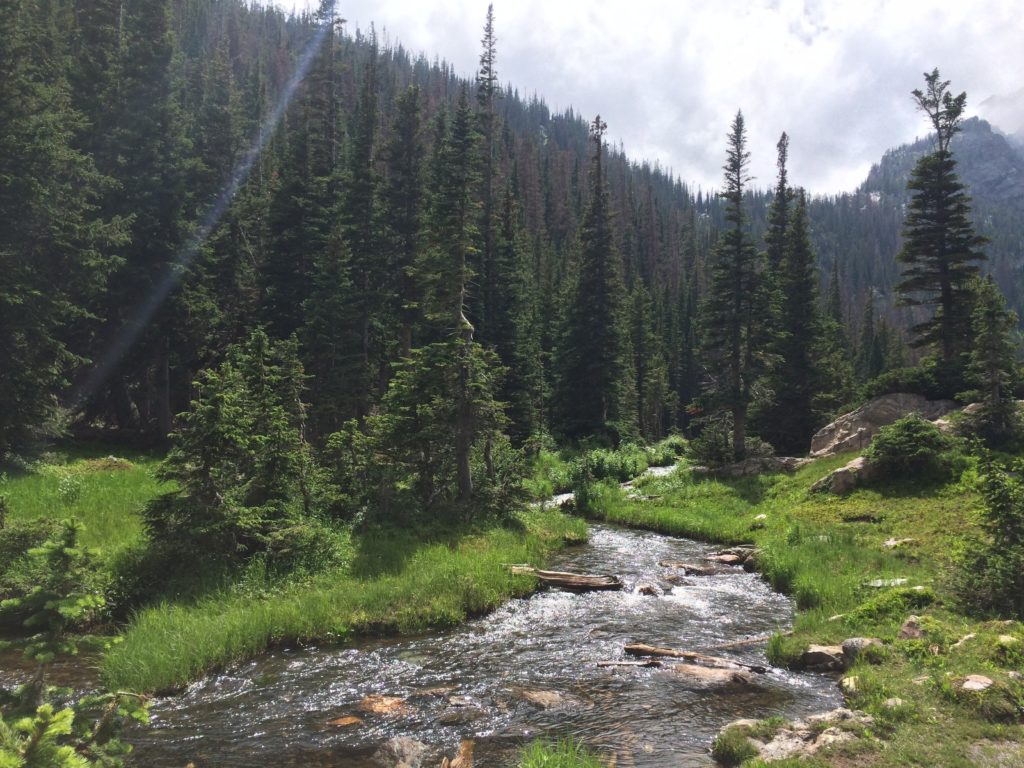 One the way to Emerald Lake.